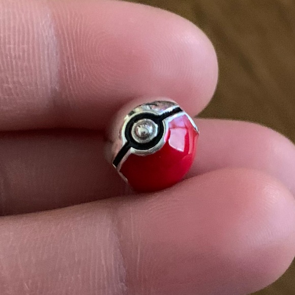 NWOT Pokemon Pokeball Poke Ball Pocket Monster Capture Ball Charm Silver 925 - Picture 4 of 10